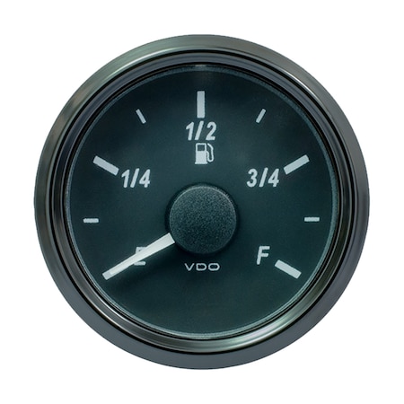 Vdo VDO SingleViu 52mm (2-1/16") Fuel Level Gauge - E/F Scale - 0-180 Ohm A2C3833120030
